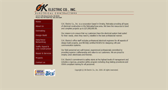 Desktop Screenshot of okelectric.net